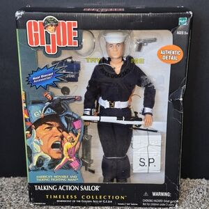 Vintage Hasbro GI Joe Taking Action Sailor U.S Navy New 2002 Sealed